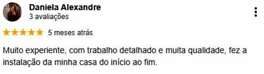 Avaliação de cliente