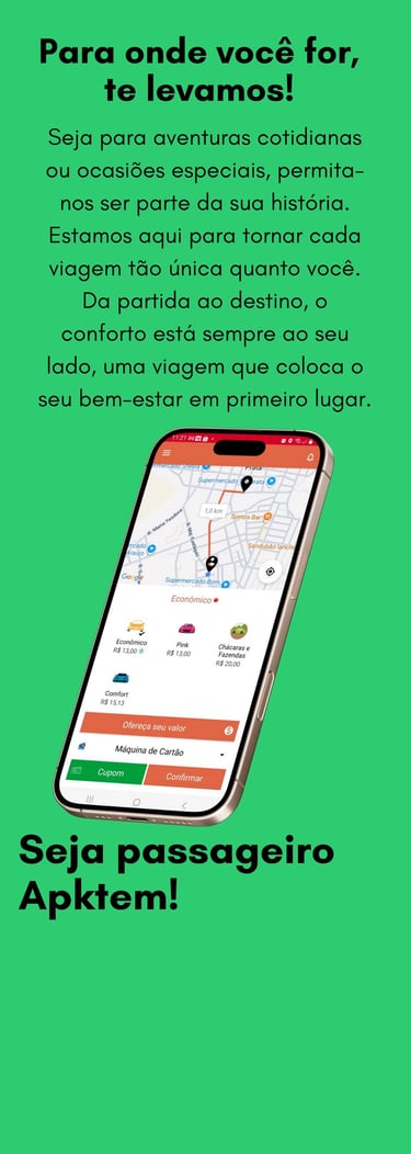 Para onde você for te levamos!