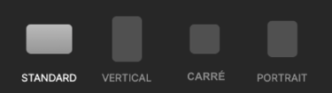Type de formats video schema
