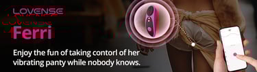 A hands-free, remote-controlled vibrating vagina massager
