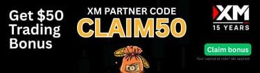 xm global ndb code CLAIM50