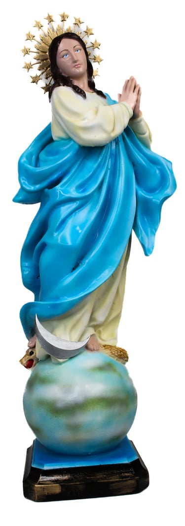 Imaculada Conceição resina 3D 30cm