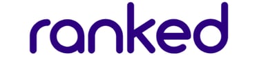 a white background with the words ranked in the bottom right cornerge with ranked AI