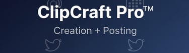 ClipCraft Pro™ turns content into visibility—automatically.