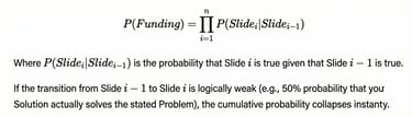 We model this using a basic Logical Continuity Probability