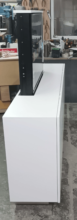 Vista lateral XF 80 para 50"