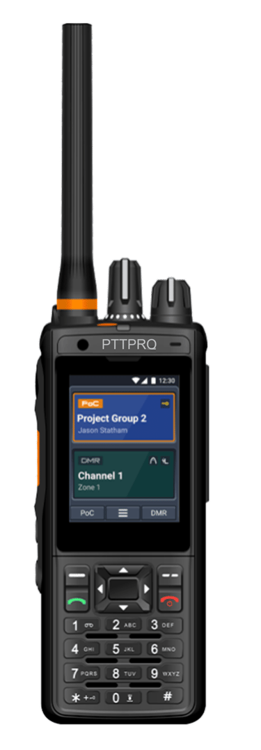 Radio Profesional Uso Rudo Híbrido DMR/PoC de PTTPRO
