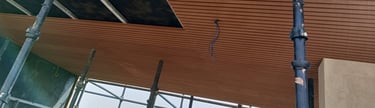 Exterior louver Installation