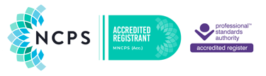 Accredited Registant badge for NCPS