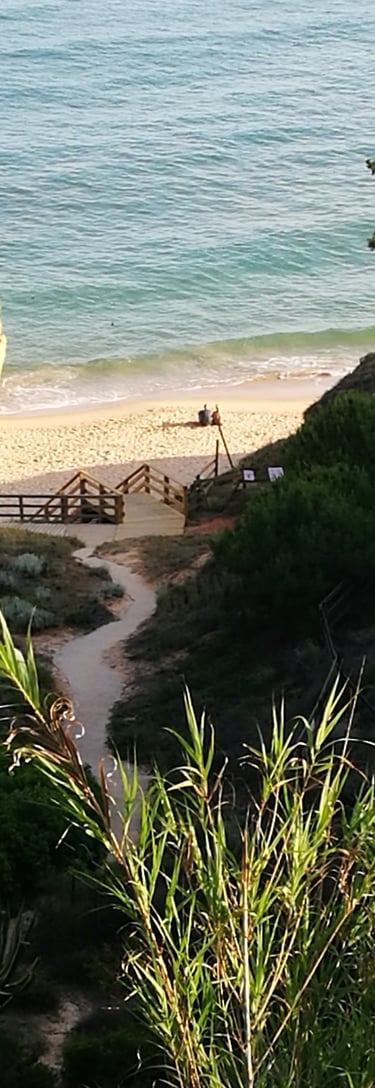 strand opgan Alfagar Village, olhos do a"qua