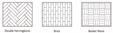 herringbone installation pattern