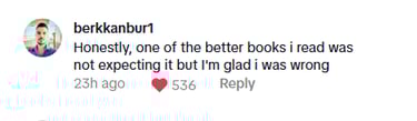 Customer comment 3