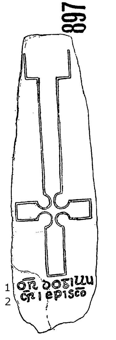 Iniscealtra Runestone 897 - Barony of Tulla Upper, County Clare, Ireland