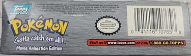dundle Topps Pokémon the First movie dessous