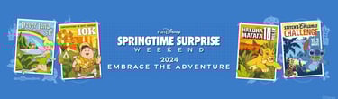 2024 runDisney Springtime Surprise Course Maps