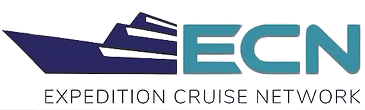 Expedition Cruise Network logo featuring a dark blue ship icon and teal ECN text.