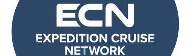 Official Expedition Cruise Network Member badge featuring a ship icon on a dark blue circle.