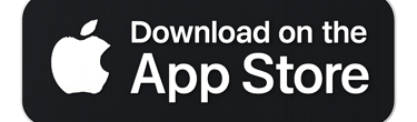 App Store download badge on a dark background.
