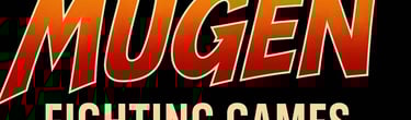 a mugen fighting games logo