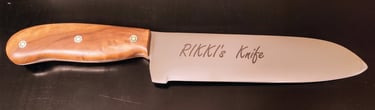 Custom kitchen knife
