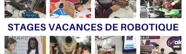 stage vacances de robotique Makerlab Academy