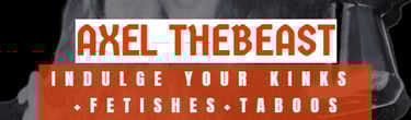 a banner for Axel TheBeast website