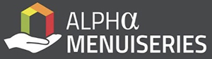 a logo for the alpha menus menu