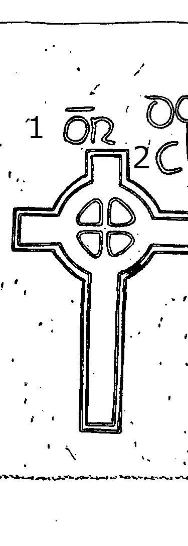Clonfert Runestone 522  - Barony of Longford, County Galway, Ireland