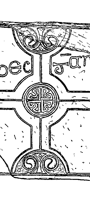 Clonfert Stone 525  - Barony of Longford, County Galway, Ireland