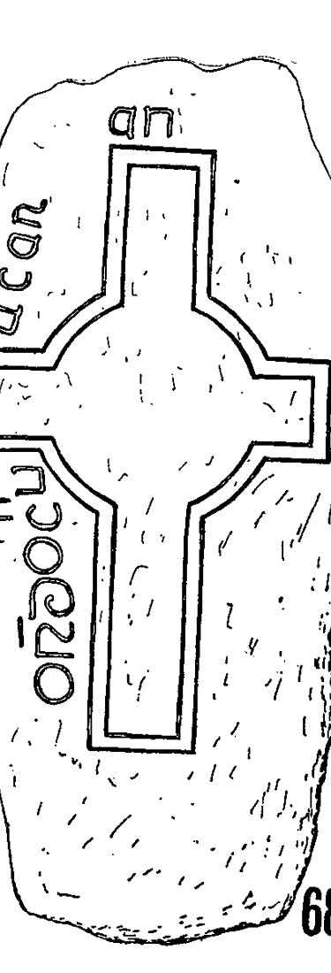 Clonmacnois Runestone 687  - Barony of Garrycastle, County of Offally, Ireland