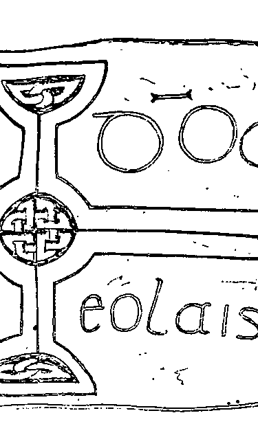 Clonmacnois Runestone 704 - Barony of Garrycastle, County of Offally, Ireland