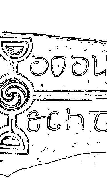 Clonmacnois Runestone 707 - Barony of Garrycastle, County of Offally, Ireland