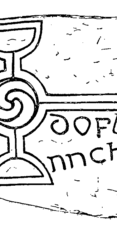 Clonmacnois Runestone 708 - Barony of Garrycastle, County of Offally, Ireland