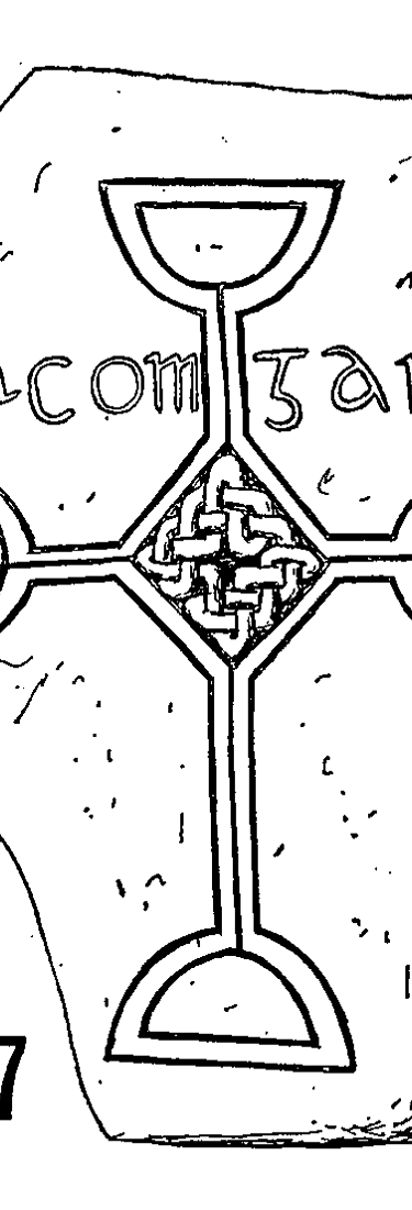 Clonmacnois Runestone 717 - Barony of Garrycastle, County of Offally, Ireland