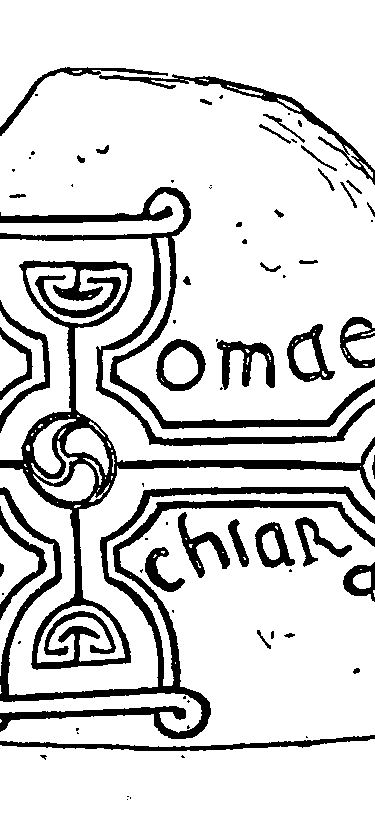 Clonmacnois Runestone 728 - Barony of Garrycastle, County of Offally, Ireland
