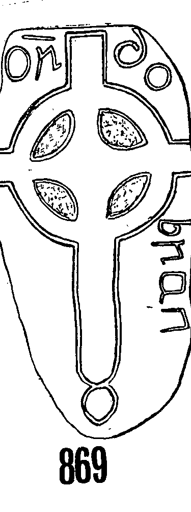 Tisaran Runestone 869  - Barony of Garrycastle, County Offaly, Ireland 