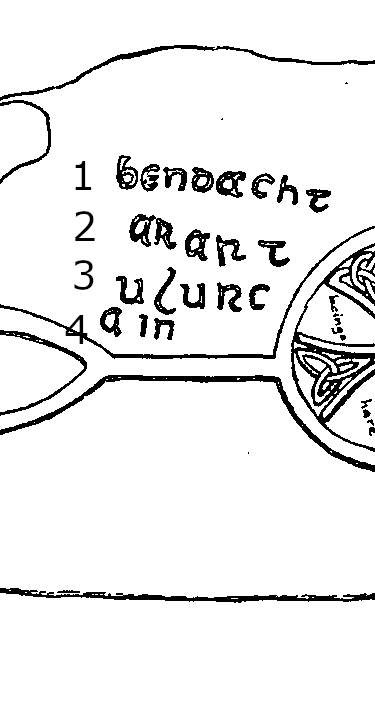 Killadeas Runestone 958  - Barony of Clankelly, County Fermanagh, Ireland 400 CE