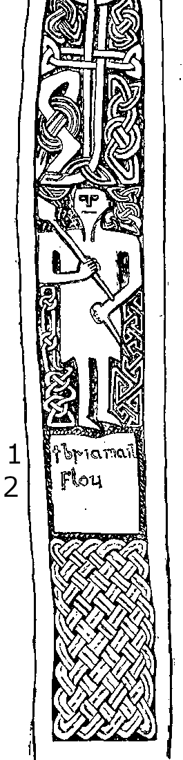 Llandefaelog Fach Runestone 978  - County Brecan, Wales