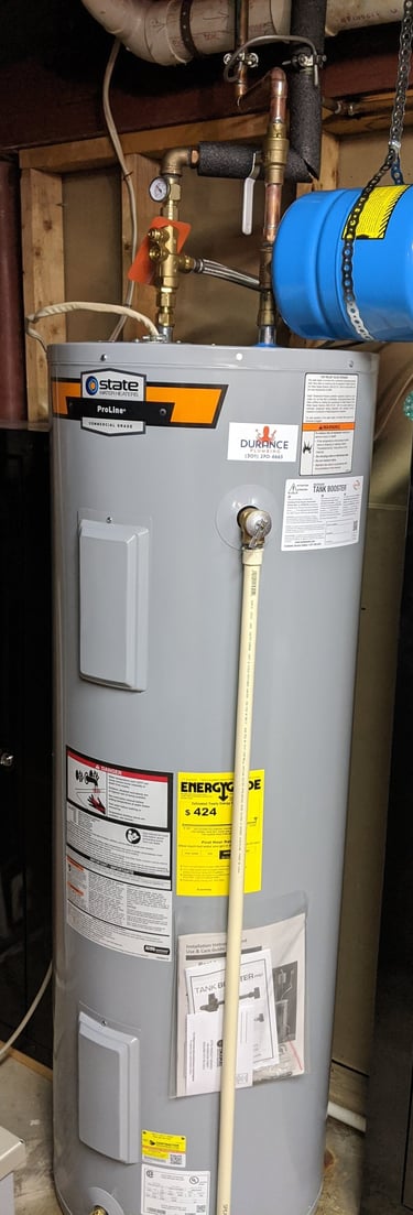 Electric water heater installation in the City of Rockville MD by WaterHeatersNearMe.pro
