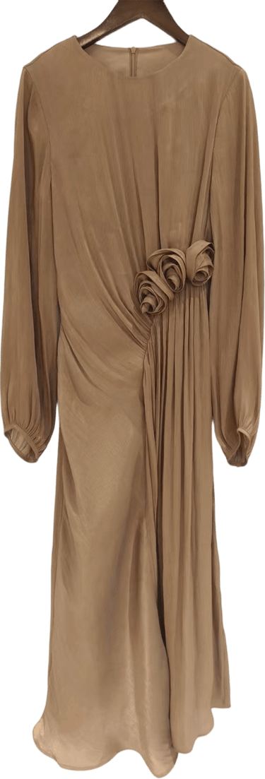 a dress with a flower