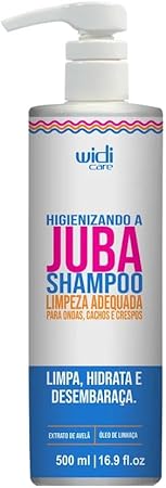 Shampoo Widi Care Higienizando a Juba