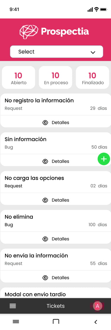 Sistema de ticket - CRM