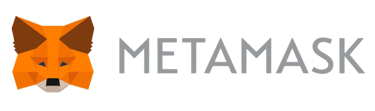 a fox mask with the words metamask on it