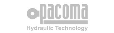 Pacoma logo in grey