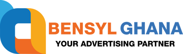 a business logo for a company that is advertising