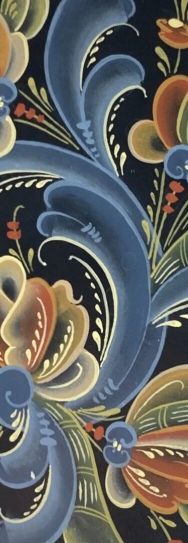 Rosemaling detail