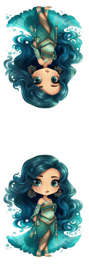 chibi bookmark printable