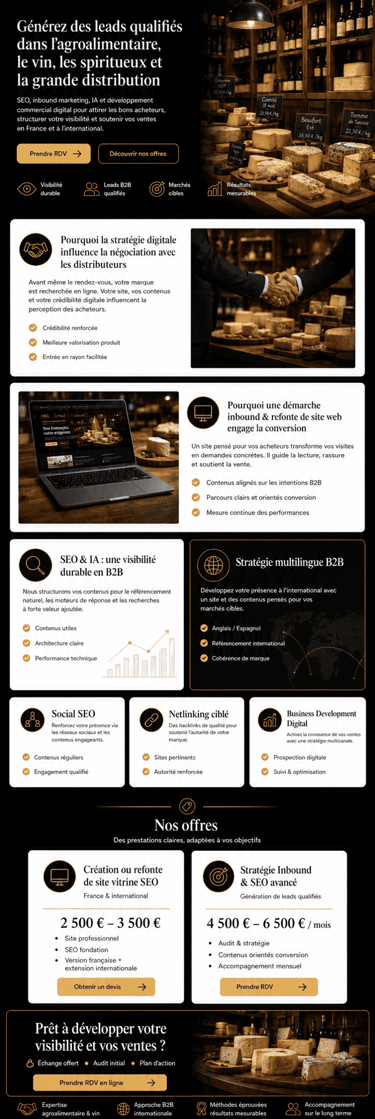inbound marketing dans l'agroalimentaire et les spiritueux