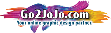Go 2 JoJo Logo Graphic Design Example www.Go2JoJo.com