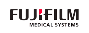 Fujifilm Medical Systems logo in black text with red detail on a white background.